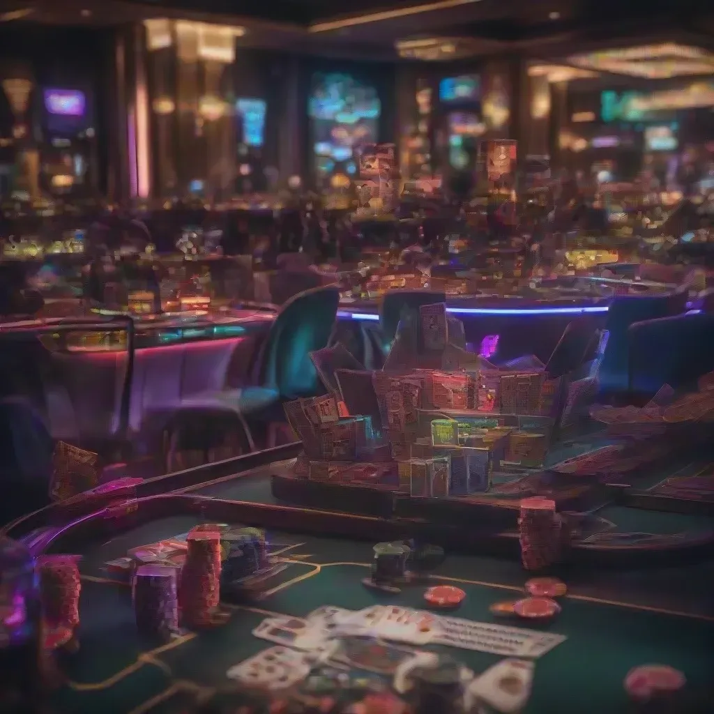 Neon Blackjack Night