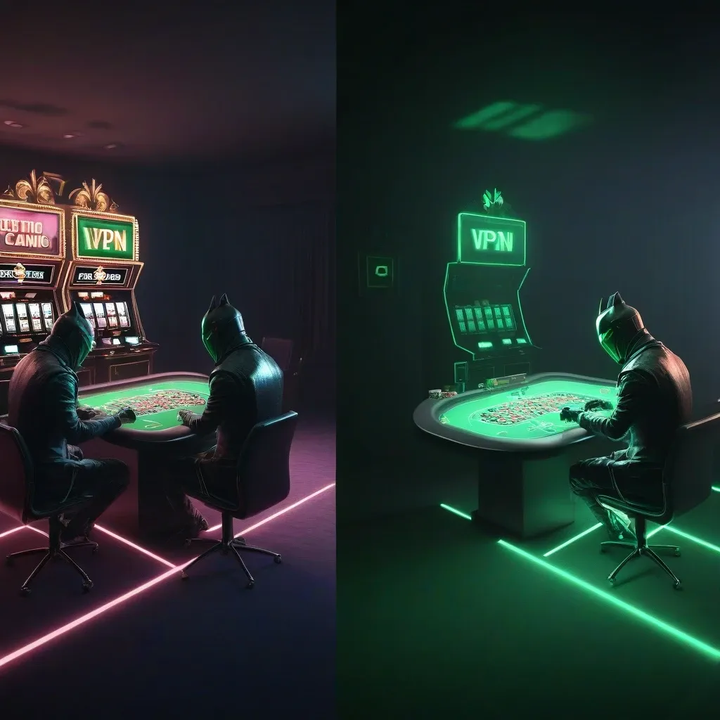 VPN Gambling Risk Contrast